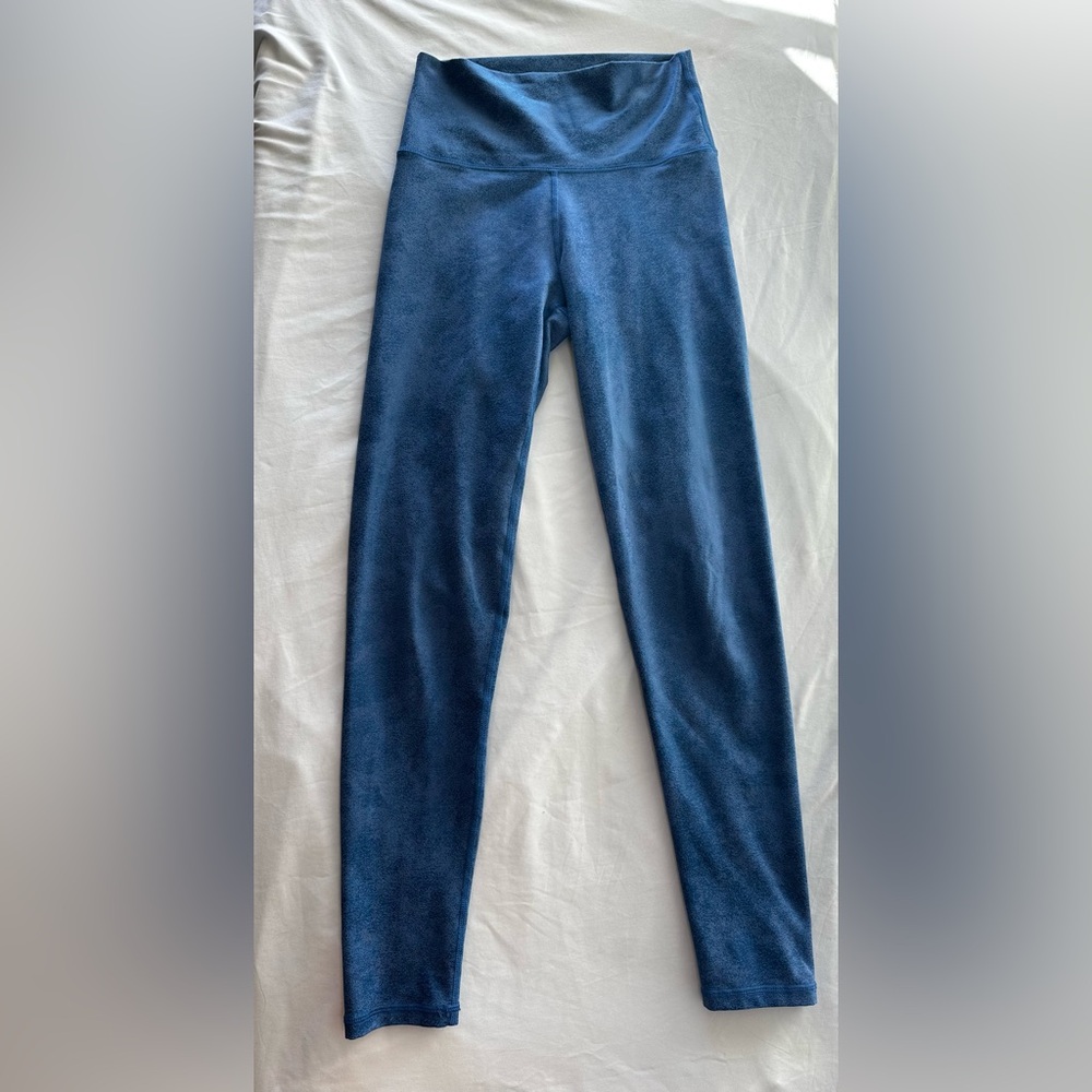 Offline by Aerie Women's High Waisted Blue Crackle Leggings size small